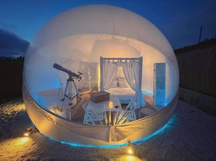 Burbujas Astronomicas Albarari Sanxenxo酒店 外观 照片