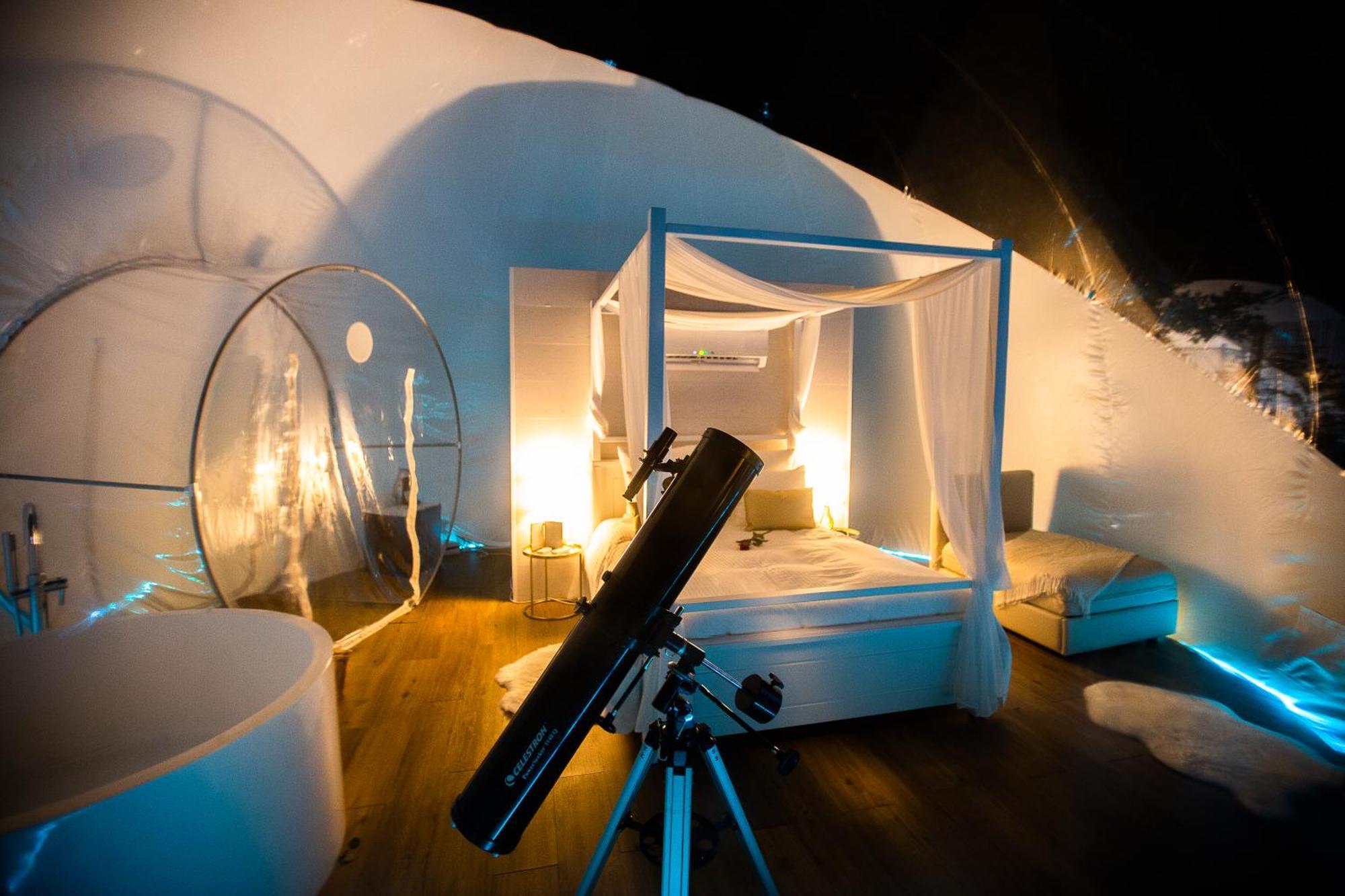 Burbujas Astronomicas Albarari Sanxenxo酒店 外观 照片